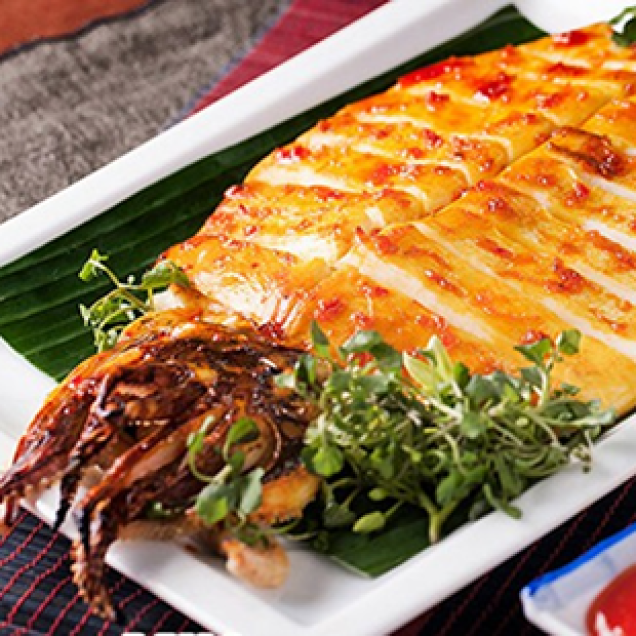 Mực trứng chiên nước mắm 