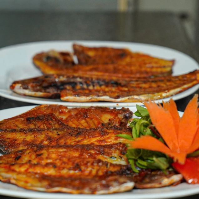 Cá Chim Nướng Ớt